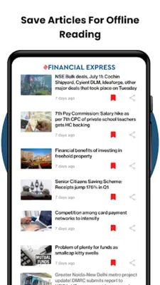 Financial Express android App screenshot 4